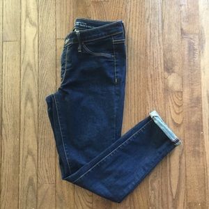 Mossimo Mid Rise Denim Legging Crop